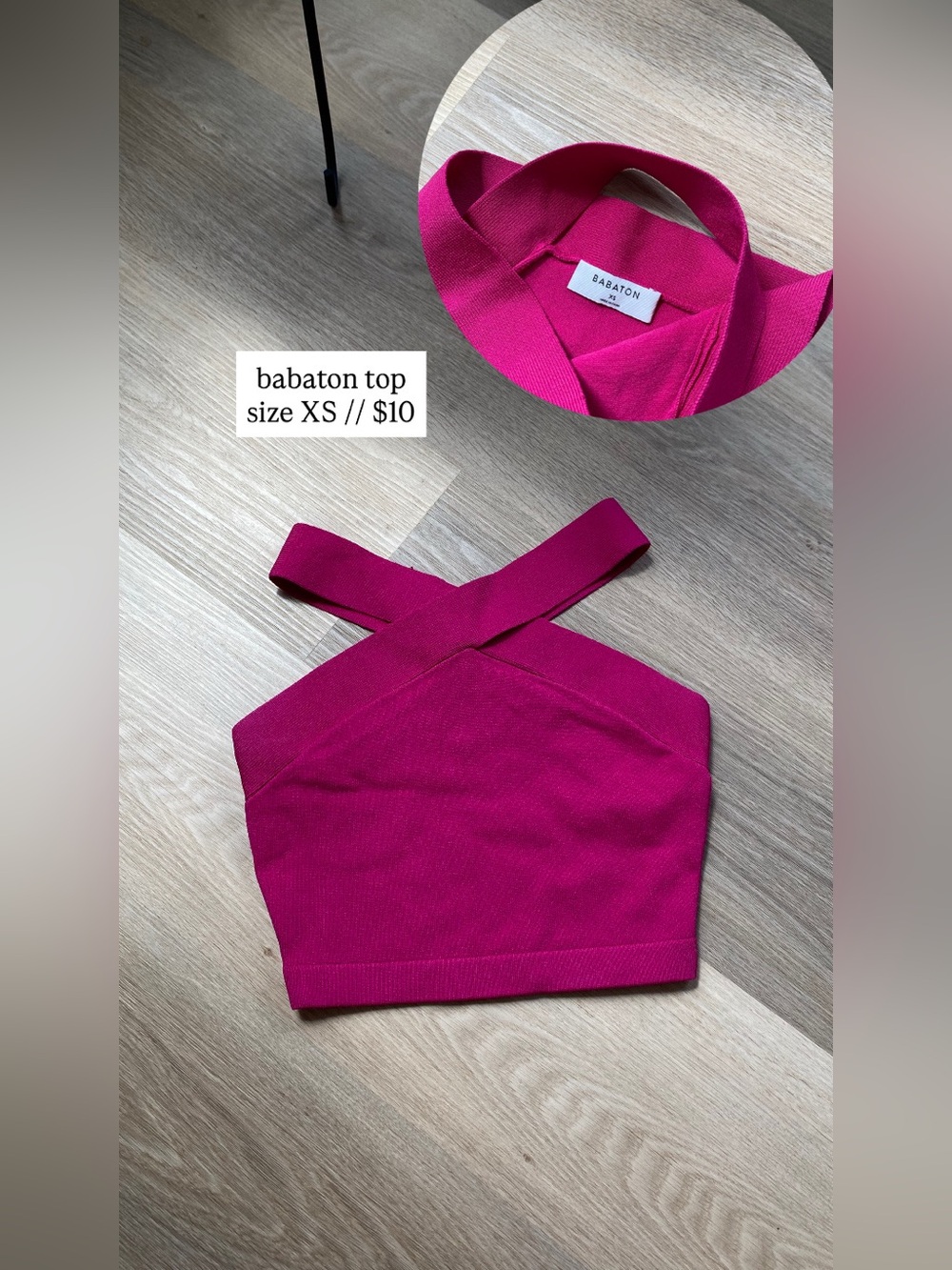 babaton top size XS